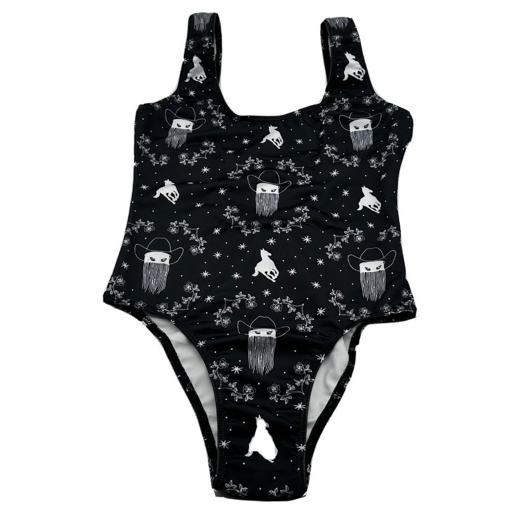 Orville Peck Iron Hoof Women’s One Piece Bathing Suit Large NEW